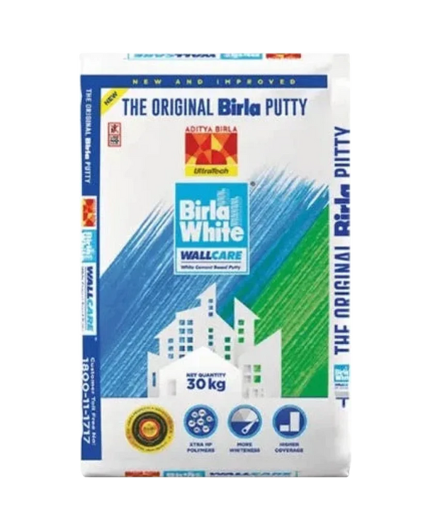 Birla White WallCare Putty, 30 Kg Bag